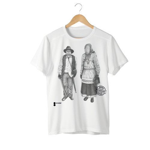 T-shirt: O Mascarão e a Mascarinha de Vilarinho dos Galegos