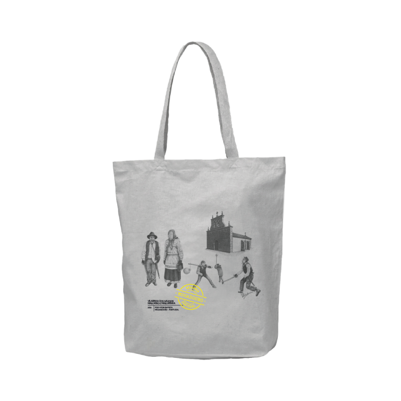 Tote bag O Mascarão e a Mascarinha de Vilarinho dos Galegos- Mogadouro